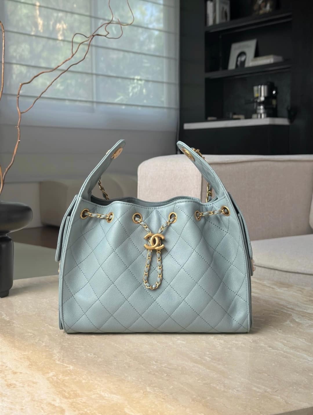 Chanel 25 - sky Blue